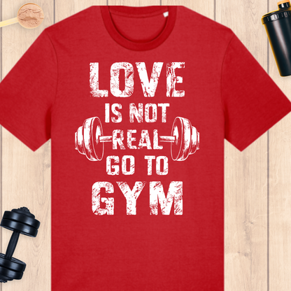 Love is not real go to gym